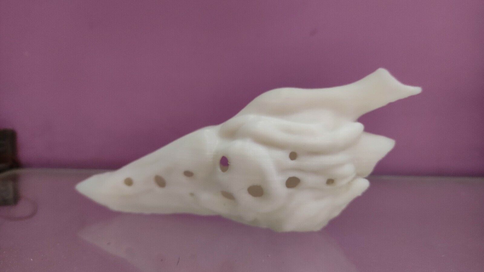 Custom Jurassic Park Velociraptor Ocarina Resonating chamber 3D