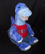 18 "blue bear construction dinosaur dino costume stuffed animal babw - $23.01