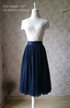 Floor Length Bridesmaid Tulle Skirt Gray Black White Long Tulle Skirt Plus Size image 8