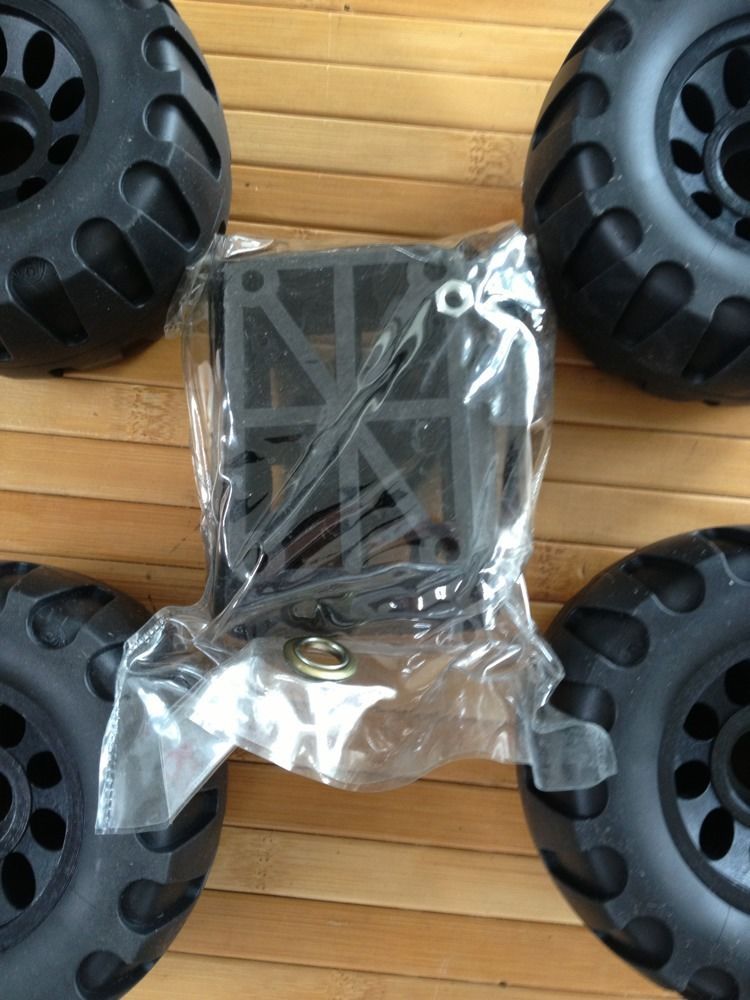 Off Road Longboard Wheels 103mm DIRT GRASS ASPHALT Free Riser Hardware Kit Skate