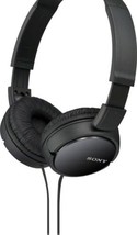Sony - ZX Series Wired On-Ear Headphones - Black - $24.99