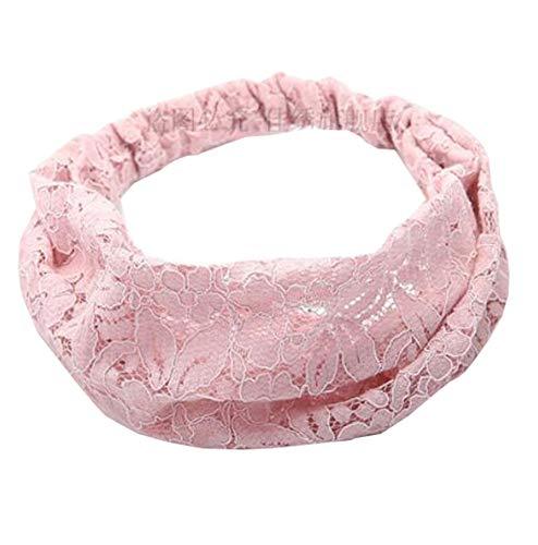 Comfortable Hair Bands Shiny Headscarf for Sports or Fashion-Pink Headband