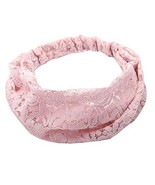 Comfortable Hair Bands Shiny Headscarf for Sports or Fashion-Pink Headband - £14.73 GBP