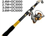   Fishing Rod Or Rod Reel Combos Portable Telescopic Fishing Pole 13BB Spinning 