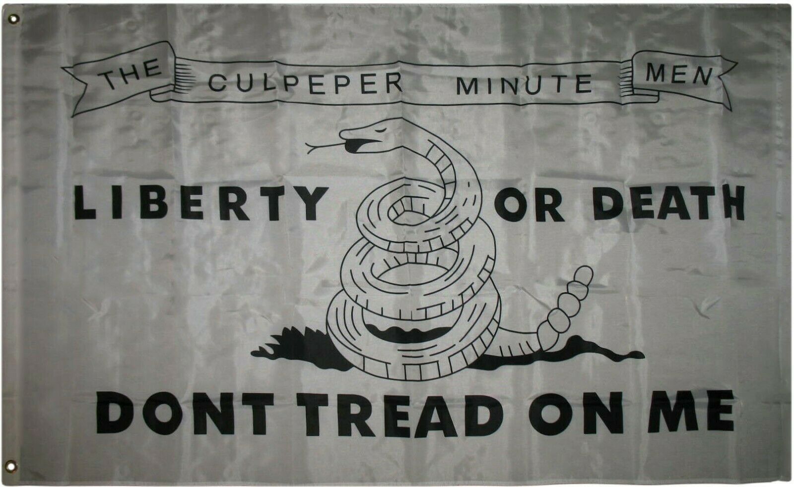 3x5 White Culpeper Liberty or Death Tea Party Culpepper Flag Nylon Flag