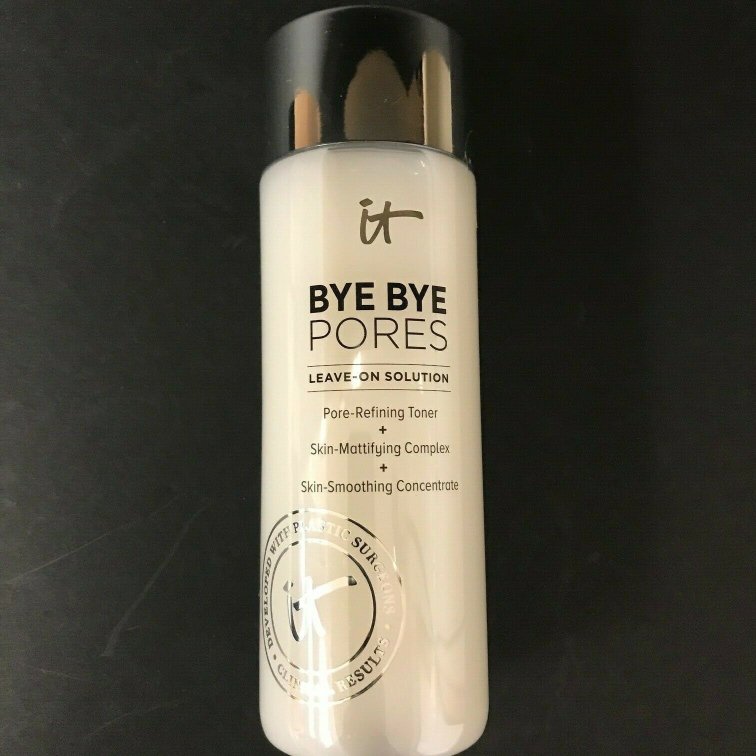 Bye Bye Pores LeaveOn Solution Pore Refining Toner by IT Cosmetics 6.8oz NEW Cleansers & Toners