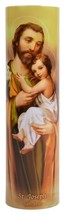 SAINT JOSEPH - LED Flameless Devotion Prayer Candle image 1