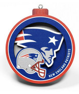 NFL New England Patriots 3D Logo Series Ornament NEW - $12.86