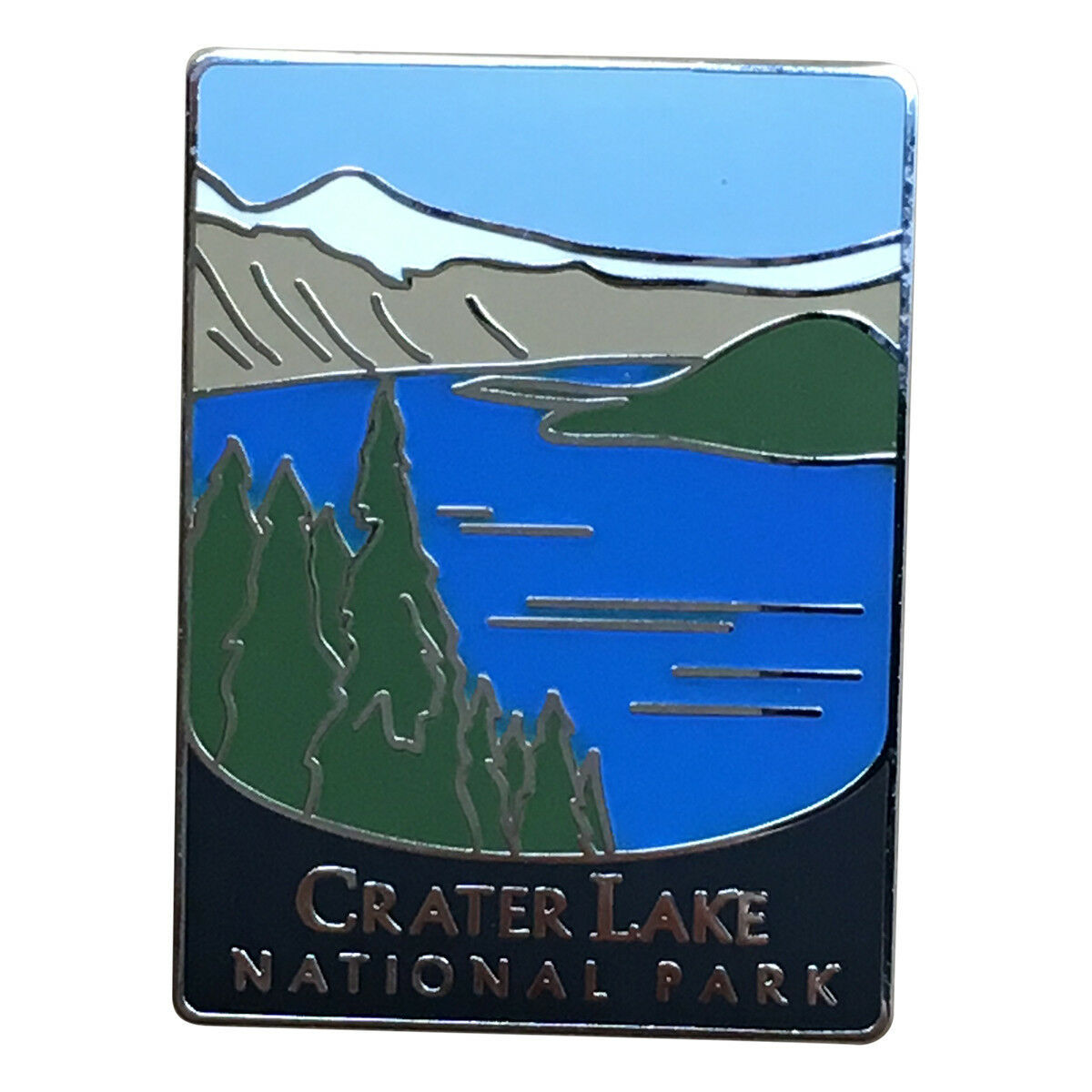 Crater Lake National Park Pin - Oregon Souvenir, Official Traveler Series