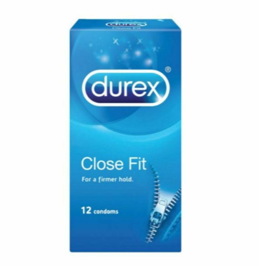 Durex Close Fit Tight Fitting Condoms For Firmer Hold 12pcs Original DHL EXPRESS