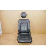 ☑️ W209 MERCEDES 04-09 CLK CLASS FRONT LEFT DRIVER SIDE SEAT BLACK LEATH... - $491.01