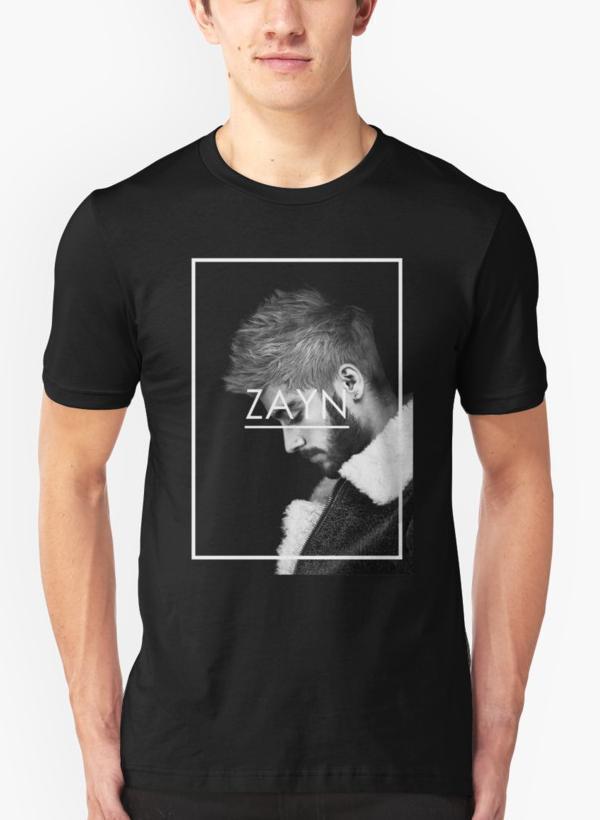 Zayn Malik Black Malange T-shirt - T-Shirts, Tank Tops