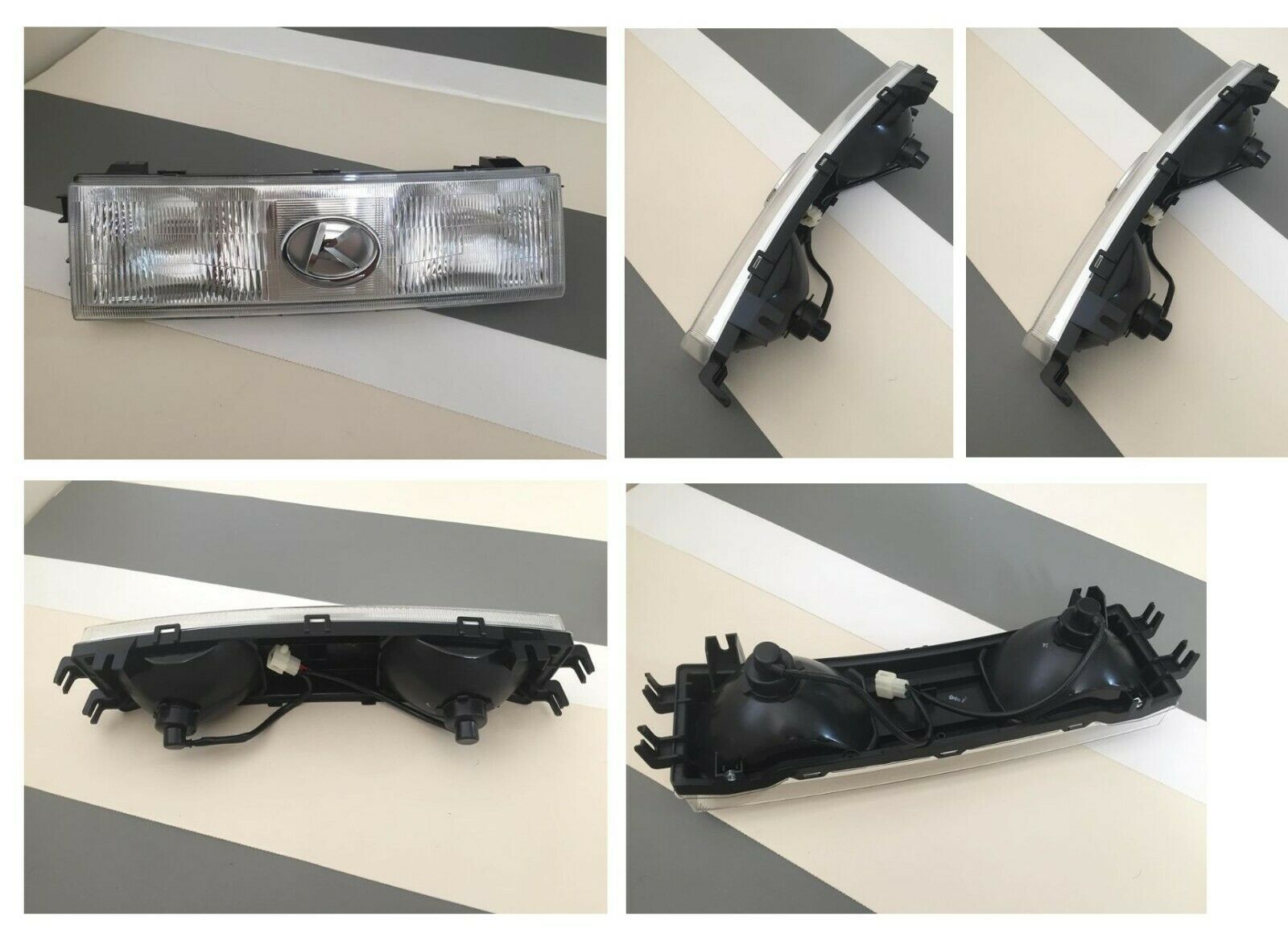 Use For Kubota Tractor 4X4 High Model Headlight Bulb Lens L2808,L3408