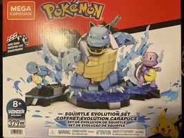 Mattel Mega Construx Pokemon Squirtle Evolution Set Building Set Brand New - $72.00