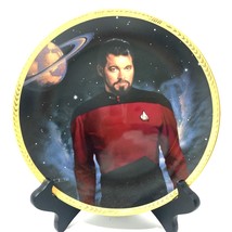Hamilton Collection 1993 Star Trek The Next Generation Commander Riker Plate - $29.65