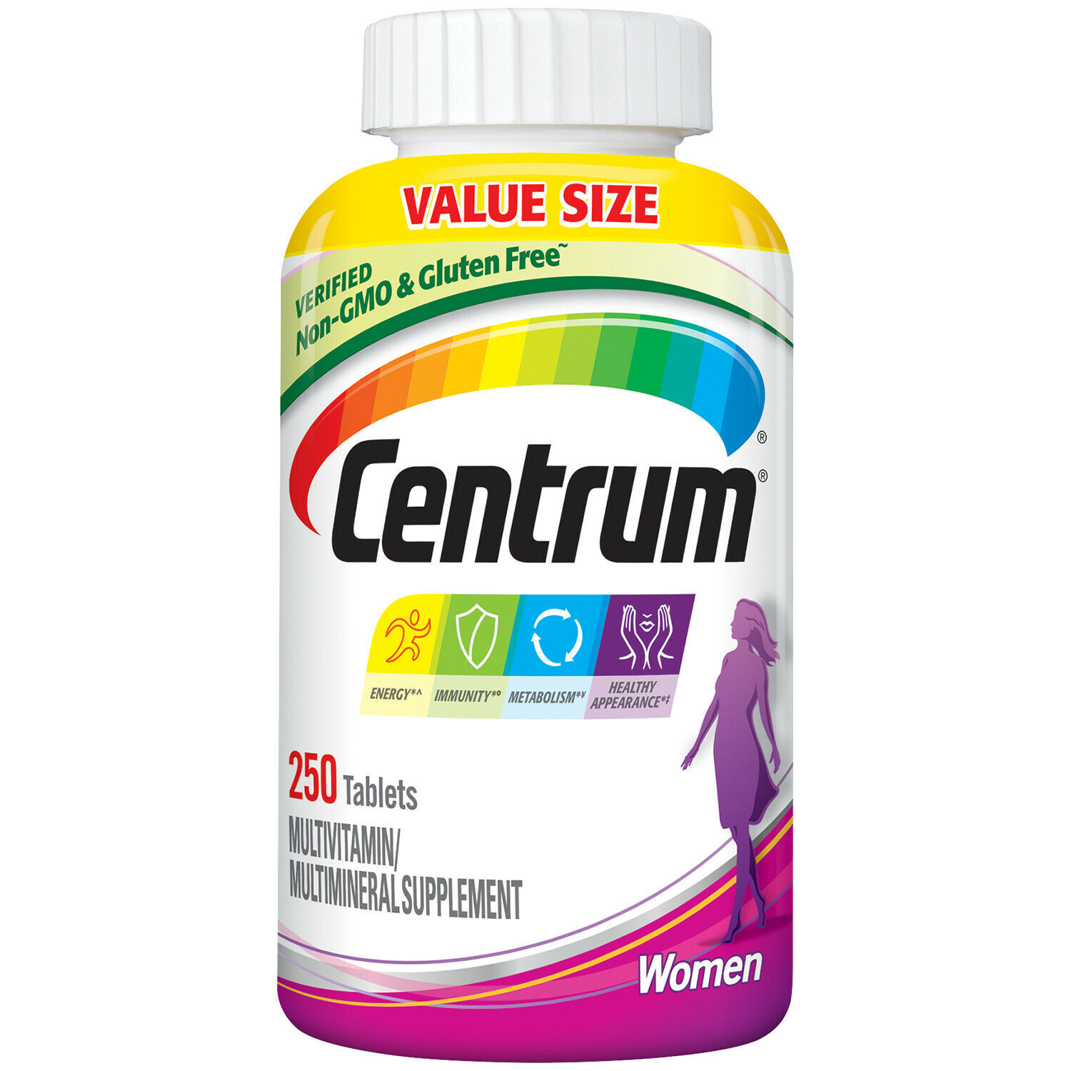 Primary image for Centrum Adult Women Multivitamin Tablets, 250 CT..+