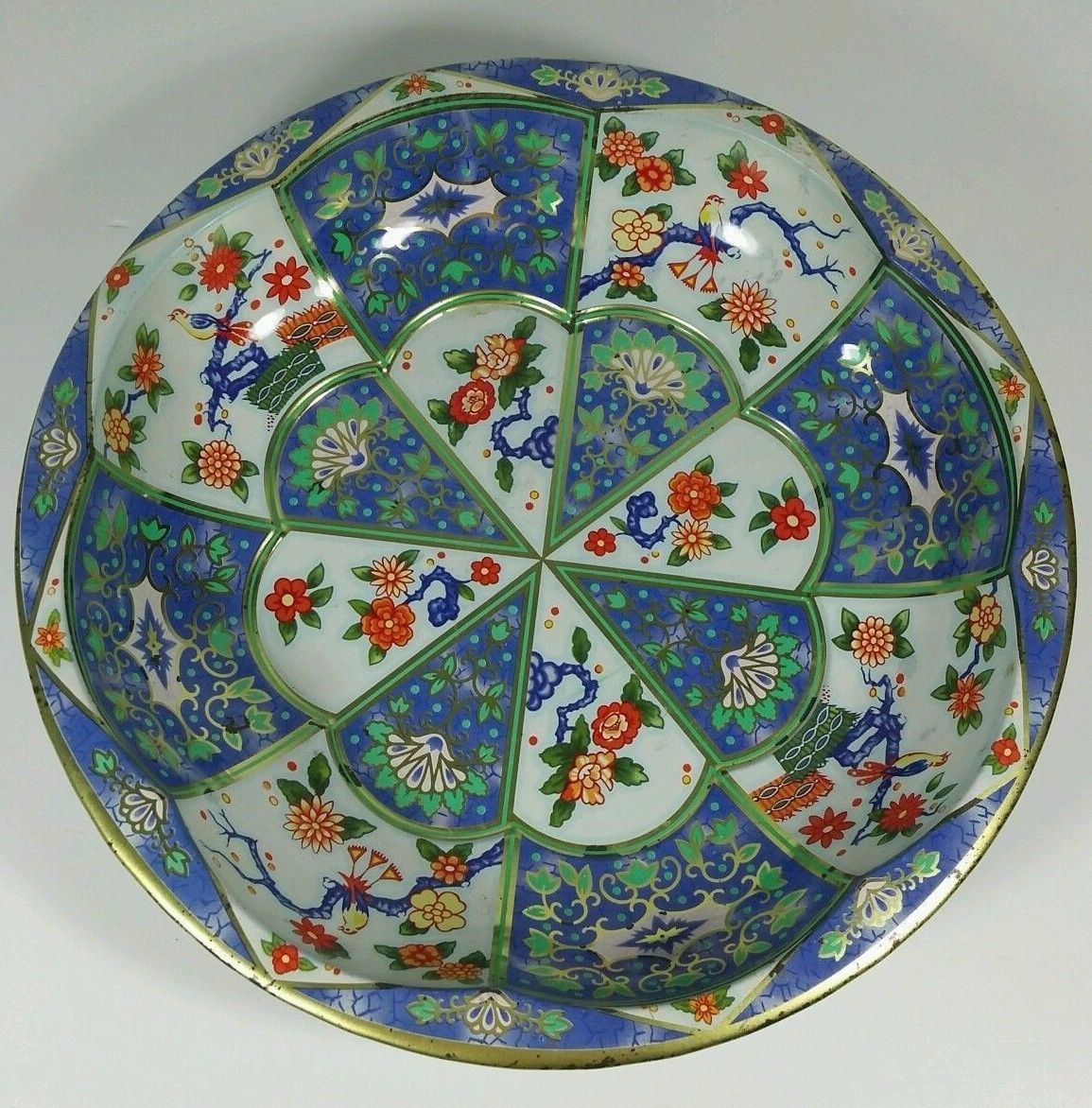 Daher Decorated Ware Blue Lotus Flower Birds And 50 Similar Items