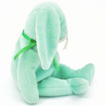 1996 TY Beanie Baby Original Hippity Green Bunny Rabbit Plush Beanbag Toy Doll image 3