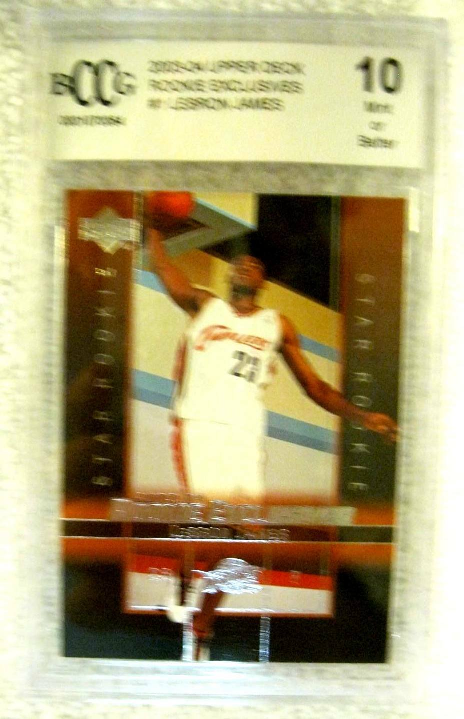 2004 upper deck lebron james card