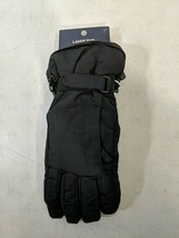 New w/ Tags Lands End Women&#39;s Squall Glove Insulated Black Size Large EZ... - $22.33
