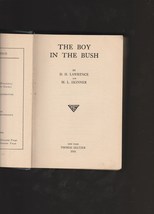 The Boy in the Bush by D. H. Lawrence &amp; M. L. Skinner 1924  limited 1st ed. - $11.00