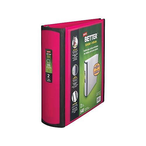 Staples Better Binder, 2Inch, Pink Staples