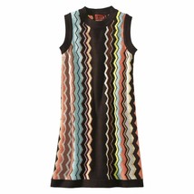 New Girls Missoni for Target Sweater Dress M Colorful Chevron Pattern Sl... - $18.50