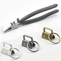 Bluemoona - Tools for 25 Pcs 1&quot; 25mm Key Fob Hardware Keychain Split rin... - $18.99