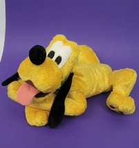 Disney Store Laying Pluto Plush Dog Stuffed Animal Doll 13" Mickey's Dog - $11.04