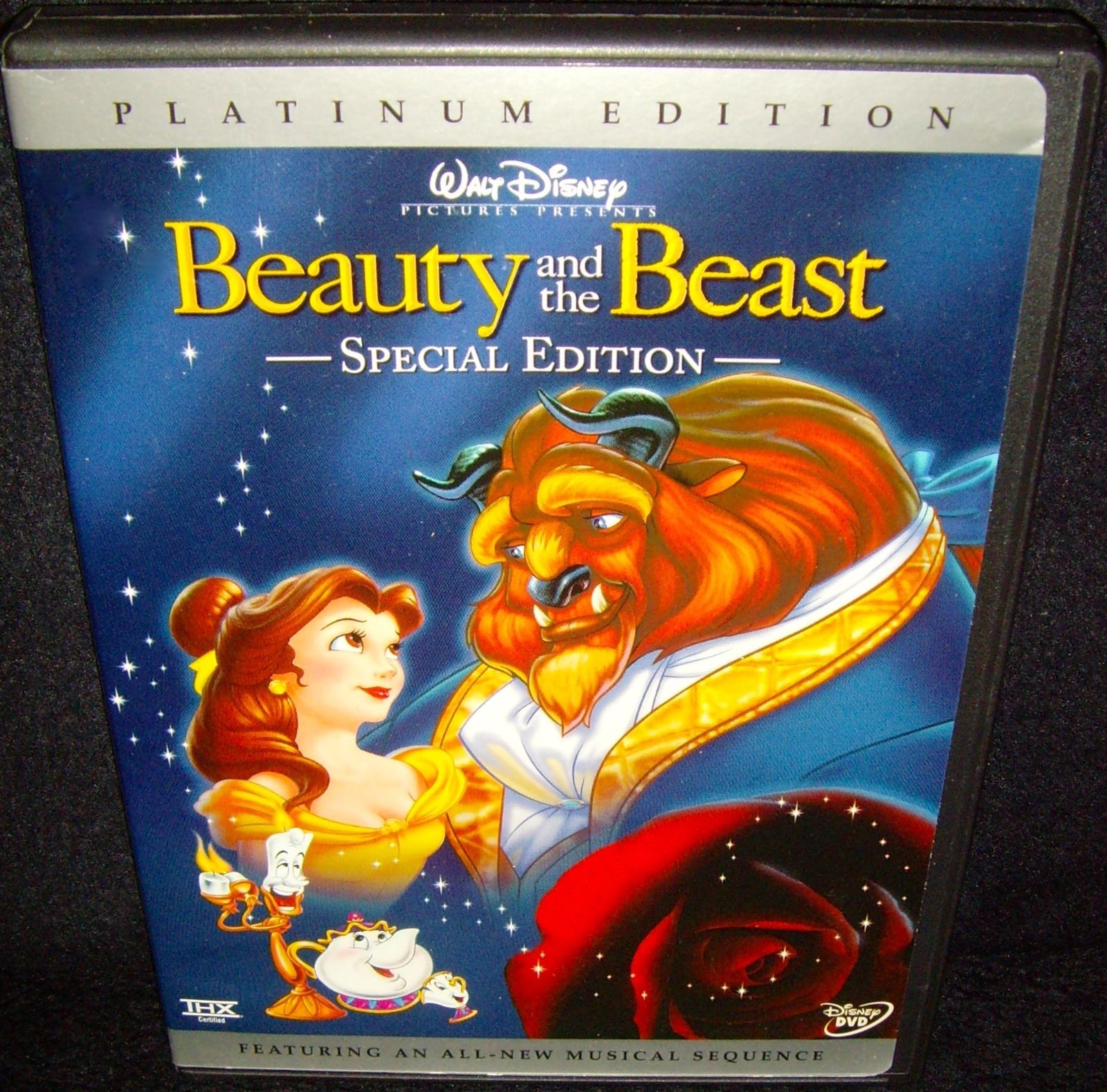 Beauty And The Beast Dvd 2002 3 Disc Set Platinum Edition Mint