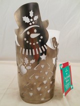 New with tag Hallmark Snowman Christmas Jar Candle Sleeve - $8.81