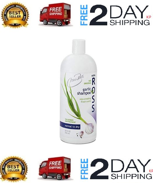Shampoo de Ajo Nora Ross 100 caida de cabello, caspa, seborrea Hair Loss