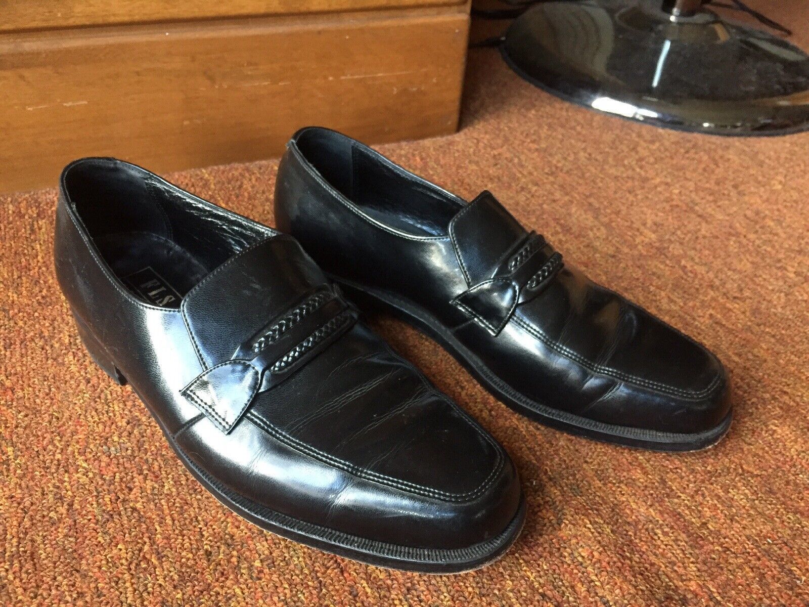 Florsheim Richfield Moc Toe Strap Loafer Dress Shoes - Black 9.5 D All ...