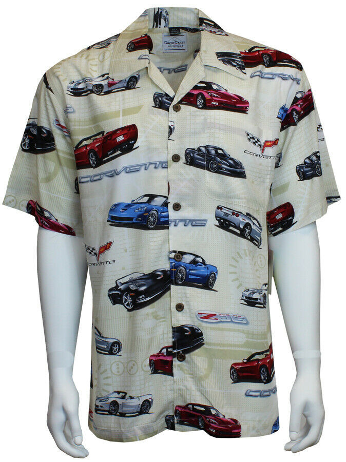 corvette button down shirt