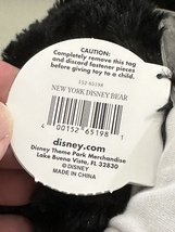 Disney Mickey Mouse Bear Black New York NY NWT Duffy  NEW image 8