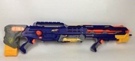 Nerf Gun Longshot CS6 NStrike Sniper Rifle Gun with 7 Darts Blue Version... - $56.98