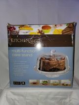 * Multi-function Cake Dessert Hors d'oeuvres Serving Stand Dome Lid Bowl 12" image 2