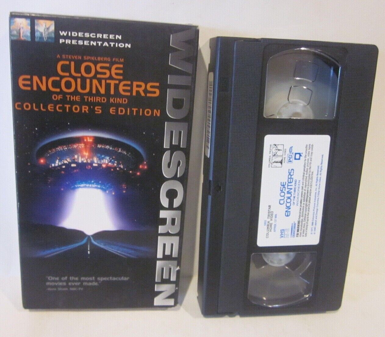 Close Encounters Of The Third Kind Widescreen VHS Steven Spielberg 1998 ...