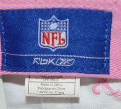 Reebok NFL Detroit Lions White Pink Womens Adjustable Embroidered Hat image 8