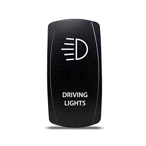 CH4X4 Rocker Switch Driving Lights Symbol White Led Water Sports