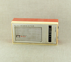 RARE Old Radio Koyo Six Transistor Transistor Radio Collectible Japan from 1960 - $63.90