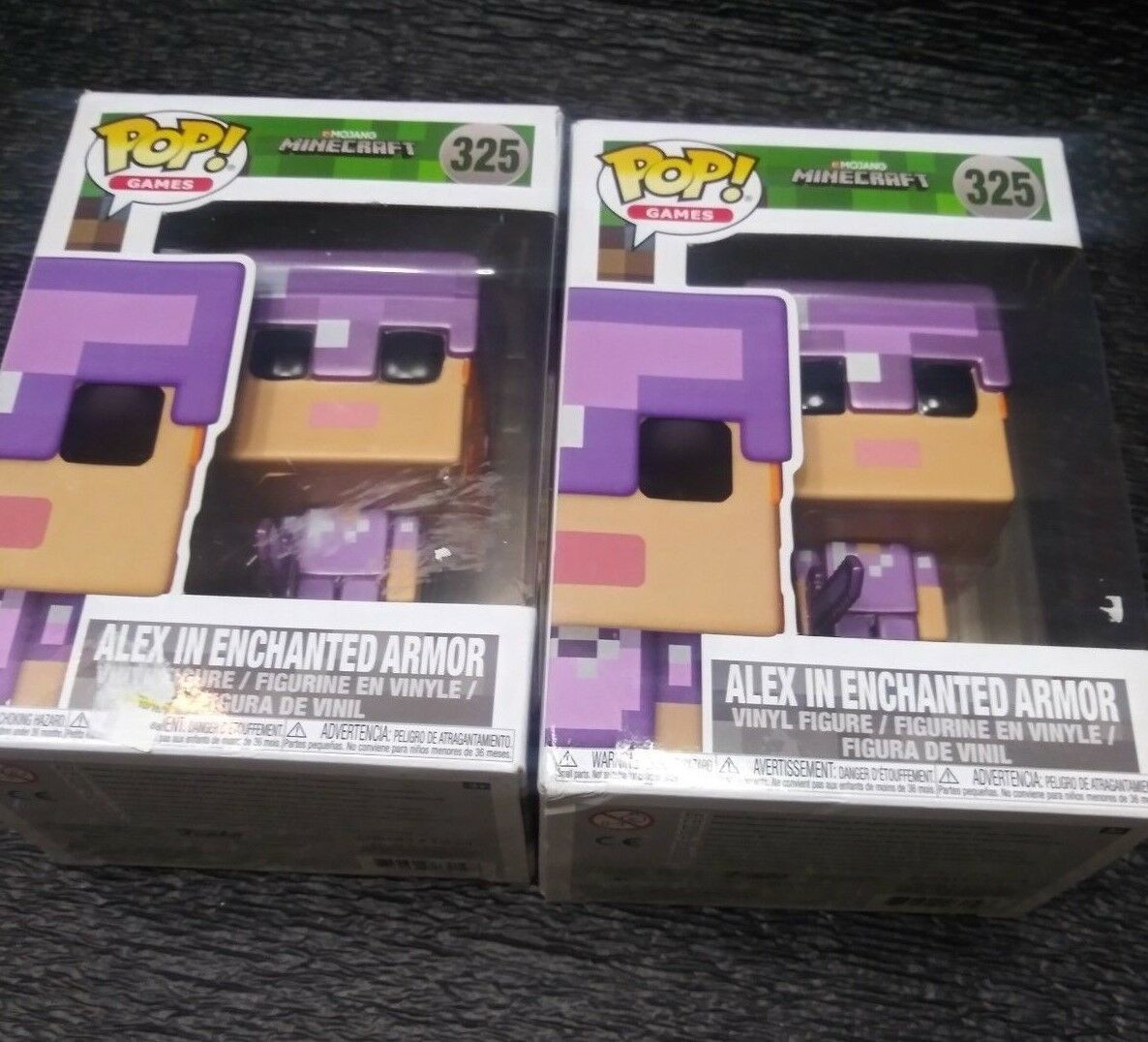funko pop minecraft steve in enchanted armor