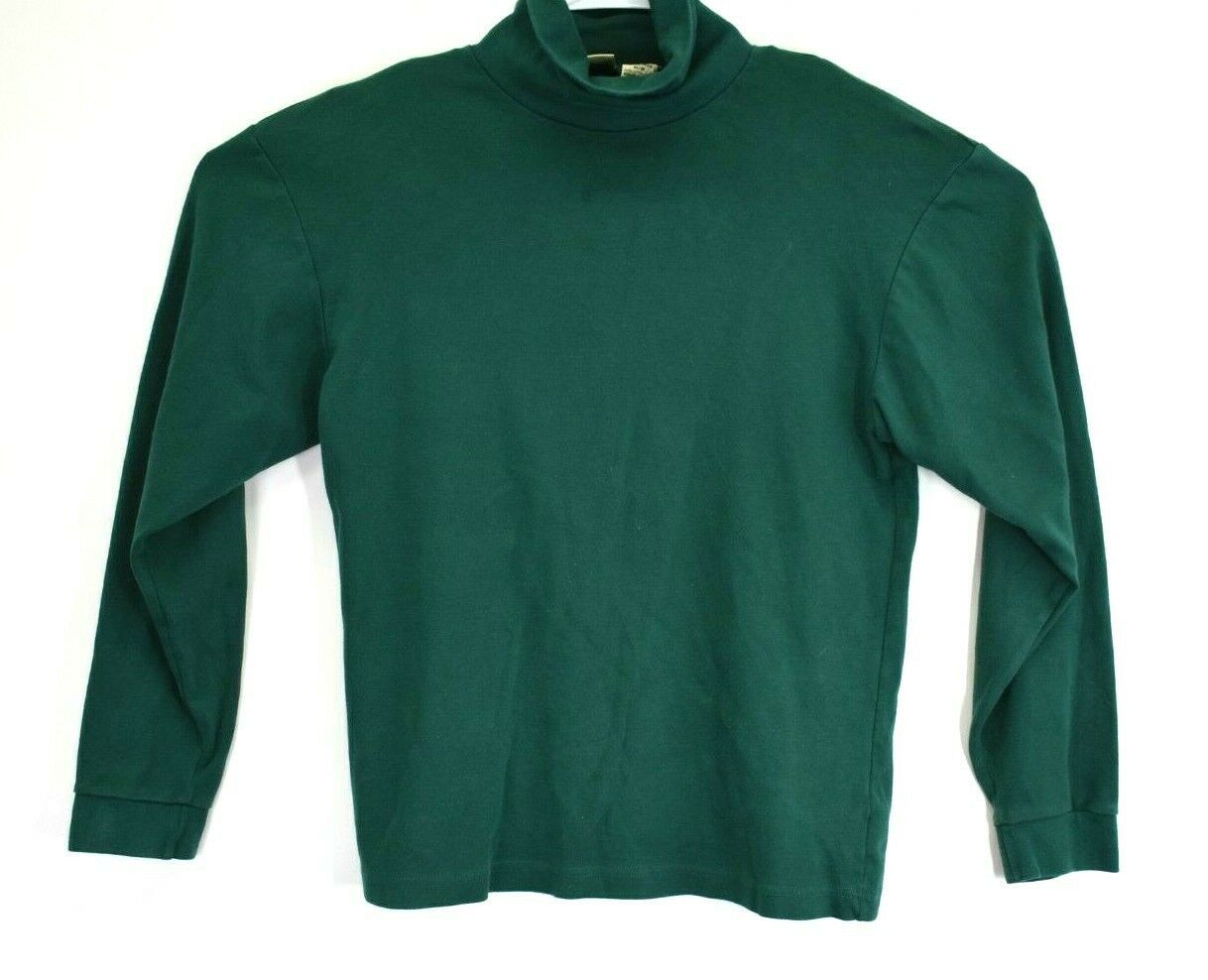 Eddie Bauer Women's Medium Long Sleeve Turtleneck Sweater Forest Green