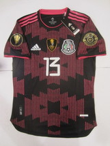 Guillermo Ochoa Mexico Gold Cup Champions Match Black Home Soccer Jersey 2020-21 - $100.00