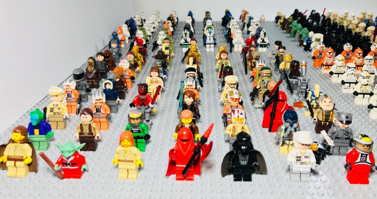 star wars lego minifigure collection