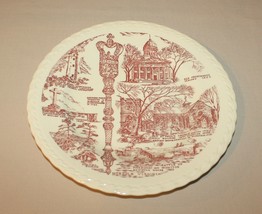 Norfolk Virginia Tidewater Collector Plate Vernon Kilns Margaret Pearson Joyner - $9.85