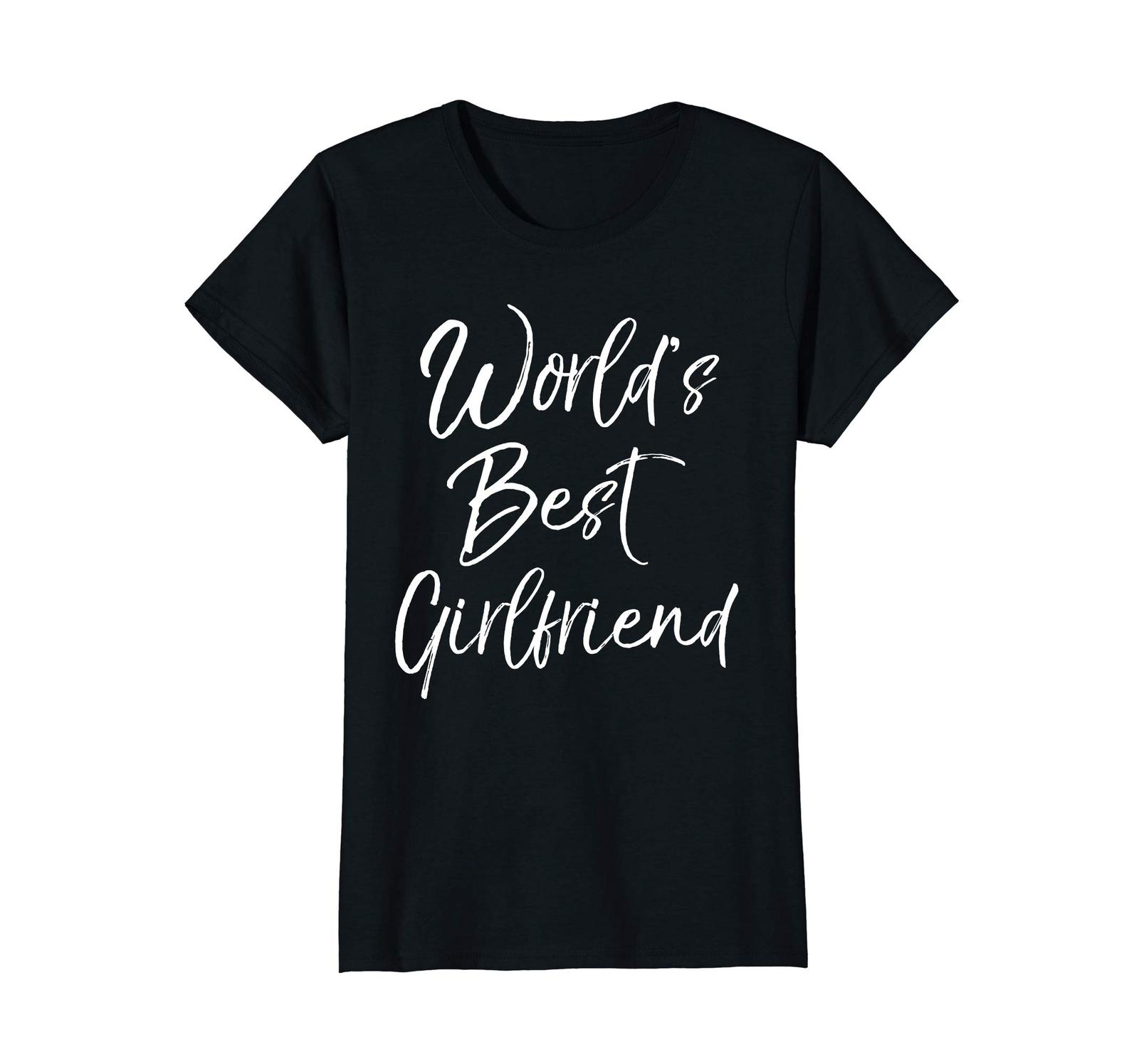 Dog Fashion - World's Best Girlfriend Shirt Fun Cute Valentine's Gift Tee Wowen