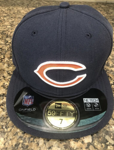 New Era Cap 59Fifty 5950 Chibea Chicago Bears  NFL On Field, Hat Size 7 (NWTs)