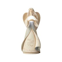 Angel Night Light 9" High With LED Lighted Orb Sentiment Lullaby Collectible image 2