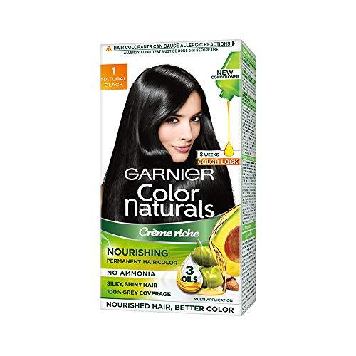 Garnier Color Naturals Nourishing Permanent Hair Color Cream - Natural Black 1 S